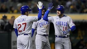 ▲溫斯東（Patrick Wisdom）近4場比賽敲5轟。（圖／美聯社／達志影像）