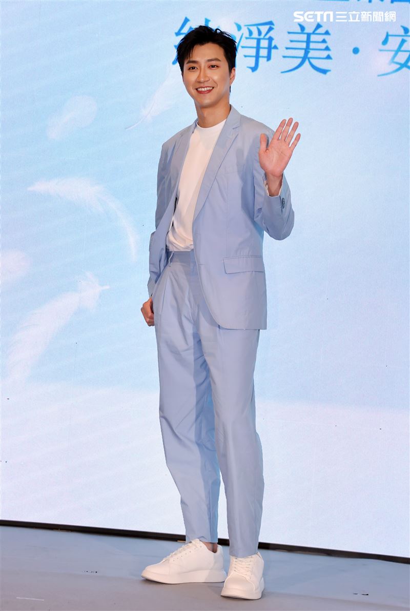 江宏傑「純淨美安全新主張」記者會。（記者邱榮吉/攝影） 