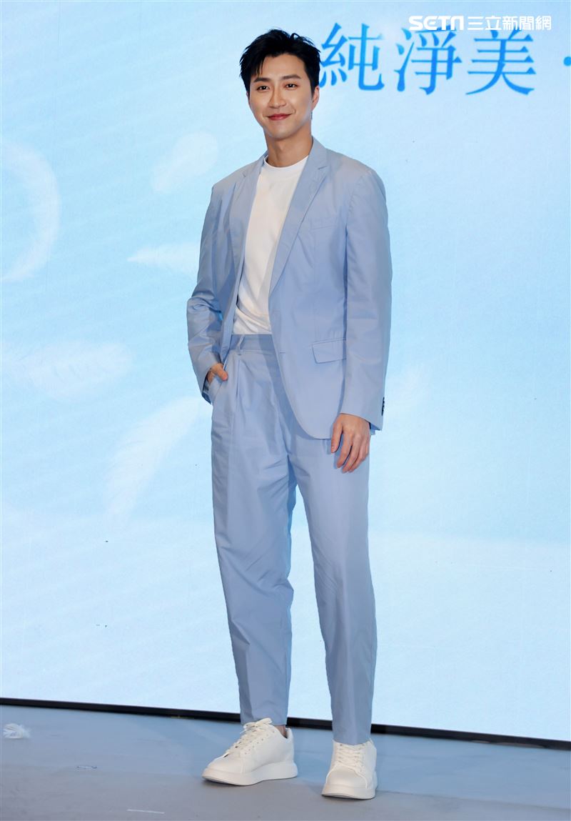 江宏傑「純淨美安全新主張」記者會。（記者邱榮吉/攝影） 