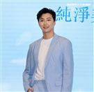 江宏傑「純淨美安全新主張」記者會。（記者邱榮吉/攝影） 