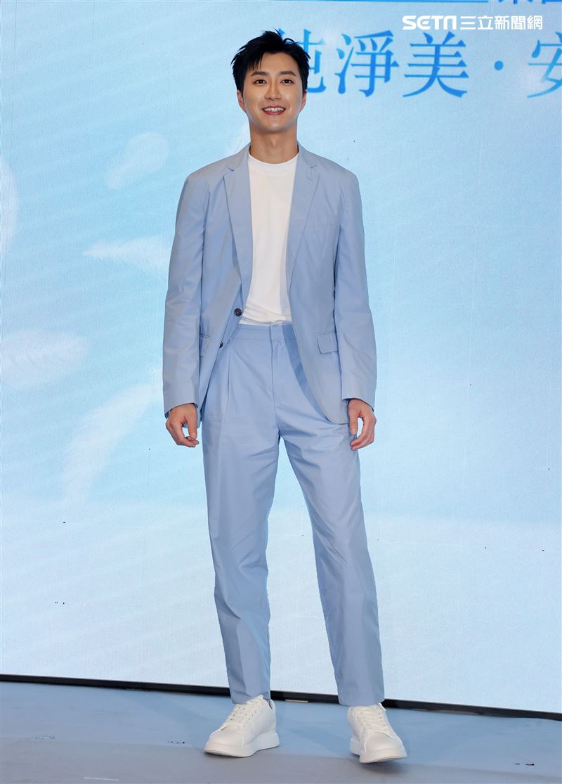 江宏傑「純淨美安全新主張」記者會。（記者邱榮吉/攝影） 