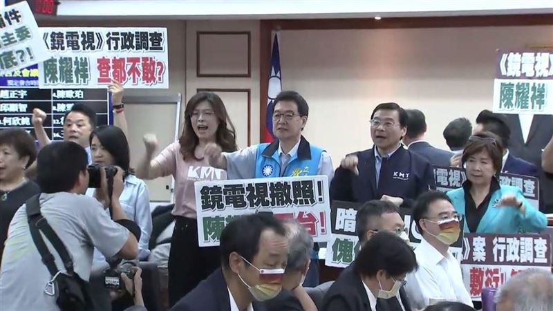 藍嗆下台　陳耀祥：不介入鏡電視個案審查