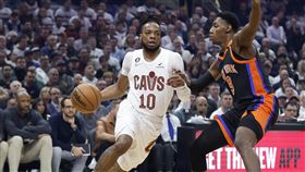 ▲騎士賈蘭德（Darius Garland）轟下全場最高32分。（圖／美聯社／達志影像）