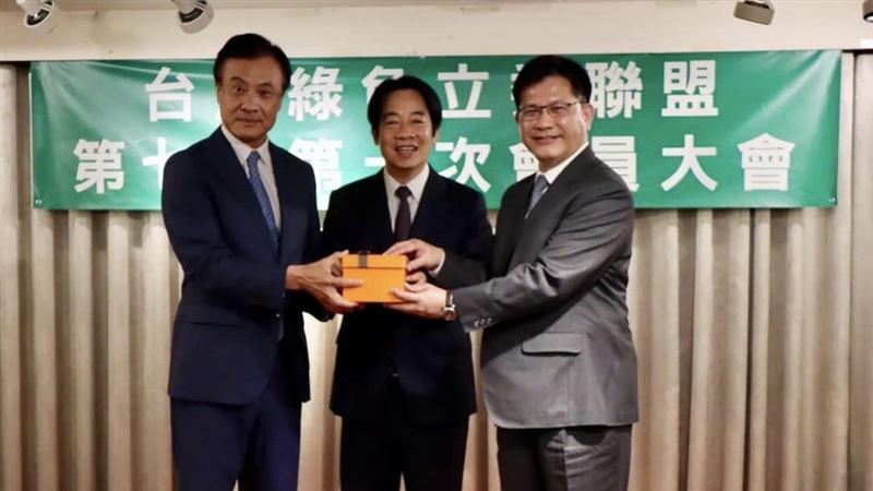 接台灣綠盟理事長　林佳龍喊本土政權延續