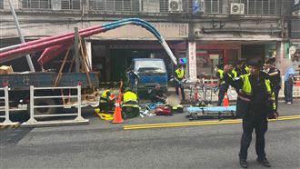 施工路燈漏電　工人1昏迷2輕傷