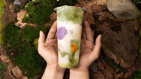 清原芋圓祭出「青糰波波沙」響應世界地球日，草仔粿x靜岡抹茶x芋頭沙三項配料我全都要！台中以南4/21搶先開跑。（圖／品牌業者提供）