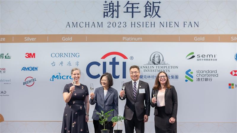 赴美商謝年飯　總統盼下一步探索台美FTA