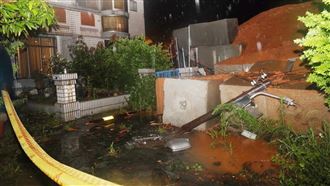 豪雨狂炸！竹北驚傳土石流　連夜撤離住戶