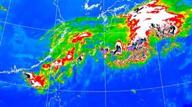 衛星雲圖0420 0710。（圖／翻攝自中央氣象局）