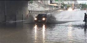 苗栗積水,地下道(圖/翻攝畫面)