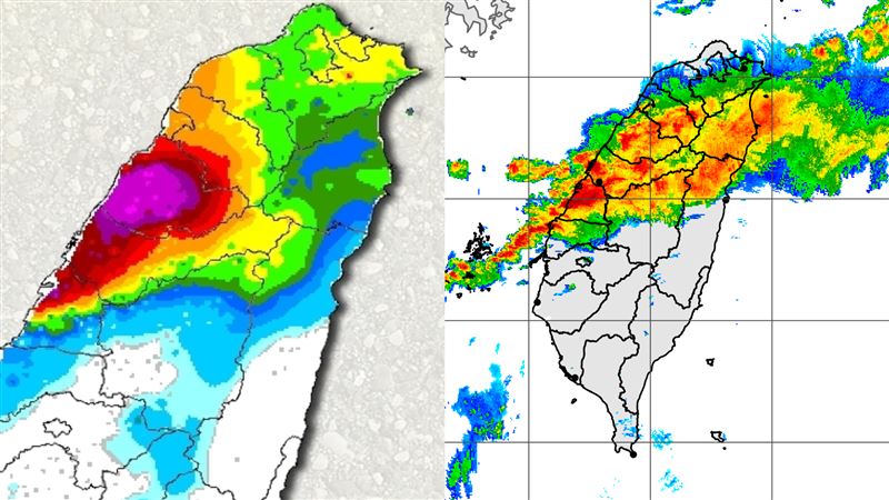 大豪雨襲苗栗！14縣市發豪、大雨特報
