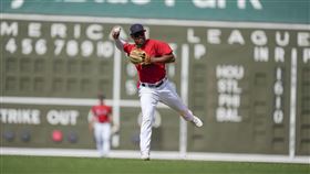 ▲紅襪新秀瓦帝茲（Enmanuel Valdez）大聯盟初登場4打數2安打。（圖／美聯社／達志影像）