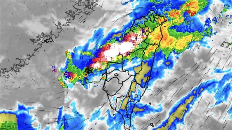 台南人等雨中！下半天降雨熱區在「南部」
