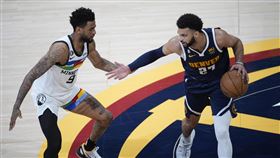 ▲穆雷（Jamal Murray）攻下40分，金塊擊退灰狼。（圖／美聯社／達志影像）