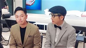 謝祖武和牛爾老師。（記者楊澍攝影