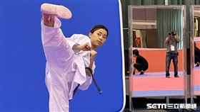 跆拳道好手羅嘉翎。（圖／記者蔡厚瑄攝影）