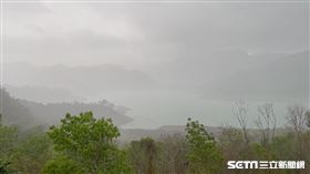 曾文水庫下雨(翻攝畫面)
