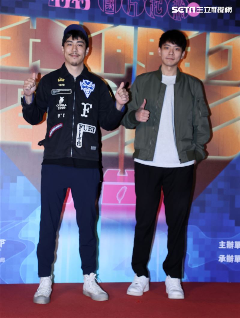 王自強、庹宗華、王滿嬌（滿嬌姨）、陸小芬、游安順、曾珮瑜、林秀玲、葉周權、蘇明明、鄧九雲、陳雪甄與非常多影人導演與製片等老師出席2023國片起飛 造勢記者會。（記者邱榮吉/攝影）