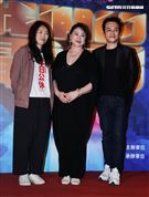 王自強、庹宗華、王滿嬌（滿嬌姨）、陸小芬、游安順、曾珮瑜、林秀玲、葉周權、蘇明明、鄧九雲、陳雪甄與非常多影人導演與製片等老師出席2023國片起飛 造勢記者會。（記者邱榮吉/攝影）