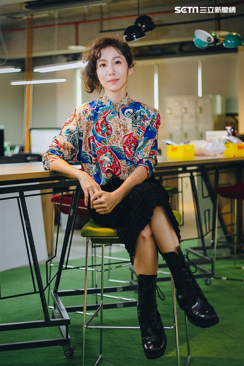 張詩盈三立新聞網專訪。 （圖／記者楊澍攝影）