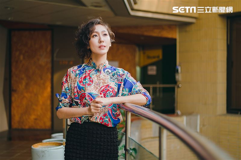 張詩盈三立新聞網專訪。 （圖／記者楊澍攝影）