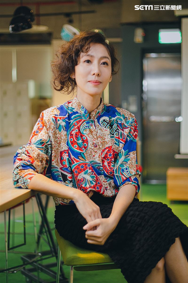 張詩盈三立新聞網專訪。 （圖／記者楊澍攝影）