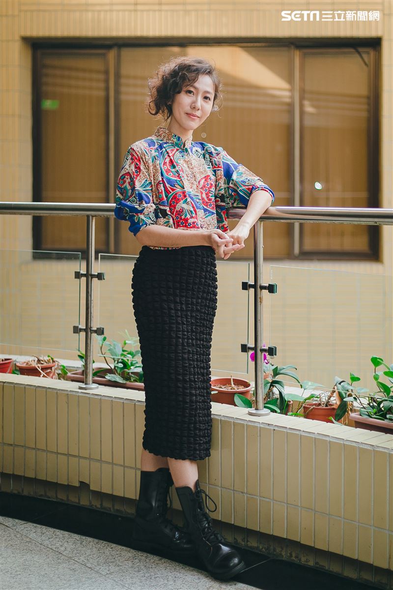 張詩盈三立新聞網專訪。 （圖／記者楊澍攝影）