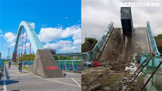 五股觀音坑溪橋斷3工人傷！意外原因曝光