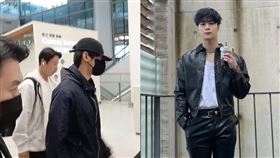 韓媒直播比「手指愛心」笑問車銀優：「文彬奠儀包多少？」惹眾怒。（組合圖／翻攝自推特）