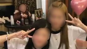 台中八大女遭潑湯嚴重燙傷，行兇的陳姓金髮女。（圖／翻攝當事人IG）