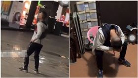 金門士官半夜街上高喊「部隊起床」（圖／翻攝畫面）