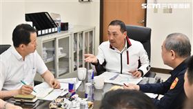 侯友宜回國了！急赴新北市刑大打氣：全力壓制犯罪毫不寬貸（圖／新北市府提供）