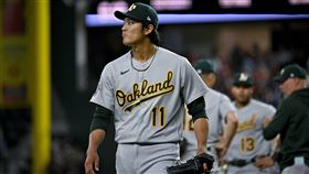 ▲藤浪晉太郎先發2.1局狂失8分。（圖／路透社／達志影像）