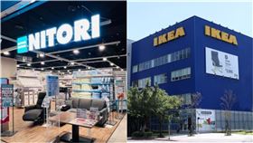 宜得利、IKEA（組合圖／業者提供、資料照）