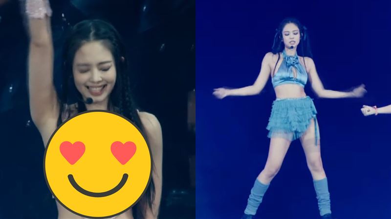 Jennie辣瘋科切拉　「無罩熱舞」直狙心跳