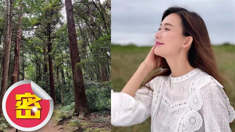 甜度破錶！林志玲「愛妻視角」偷拍尪背影