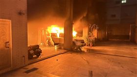 汽車火警,台南市北區,社區,騎樓