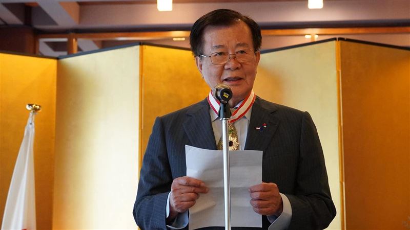 江春男獲日贈勳：台日自然感情誰也擋不了