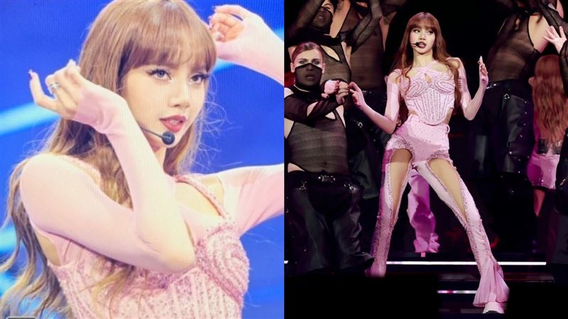 成Lisa「走路粉」　下台階14秒震撼90萬人