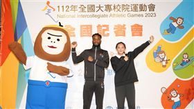 彰化師大田徑女將張秝羚(右)。(圖／全大運提供)
