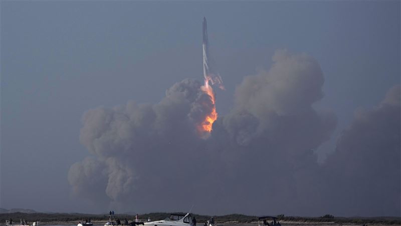 SpaceX星艦升空後爆炸！德州發射場慘況曝