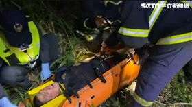 國一苗栗段凌晨車禍！男衝撞邊坡翻落山溝