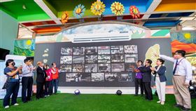 班班有冷氣完工啟用一週年（圖／翻攝自蘇貞昌臉書）