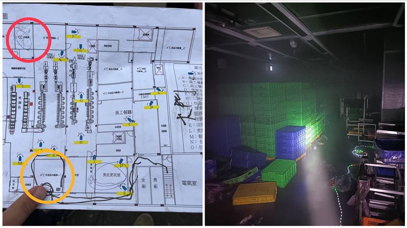 聯華大火8員工躲同冷藏庫　畫面曝光