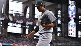 ▲藤浪晉太郎今年挑戰大聯盟，先發表現不佳，將轉往牛棚再戰。（圖／路透社／達志影像）