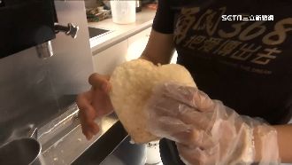 大甲媽全程吃素　他暖將蝦餅改成愛心米餅