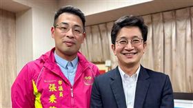 立委蔡適應、基隆市議員張秉鈞（圖／翻攝自蔡適應臉書）