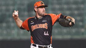 統一獅洋投羅昂繳出6局無失分好投奪單場MVP。（圖／統一獅提供）