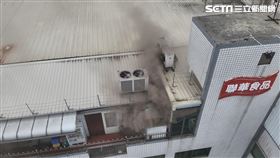 聯華，火警，空拍，7死，濃煙，(圖／翻攝畫面)