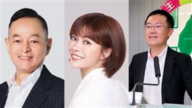 新北市議員李余典、新北市議員彭佳芸、新北市前議員李坤城（圖／翻攝自三人臉書）